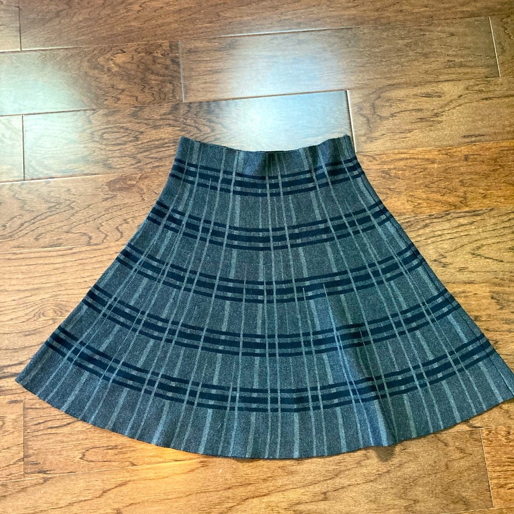 Max Studio plaid skirt